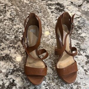 Giani Bernini Tan Strappy Heels